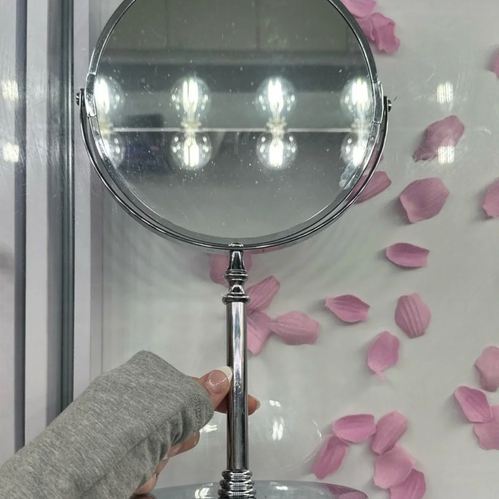 Elegant Silver Vanity Mirror